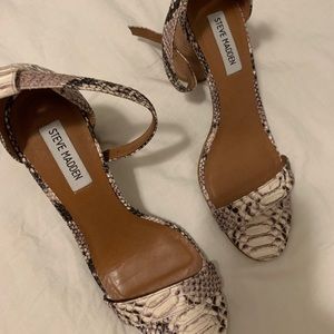 Steve Madden Snake Print Pumps